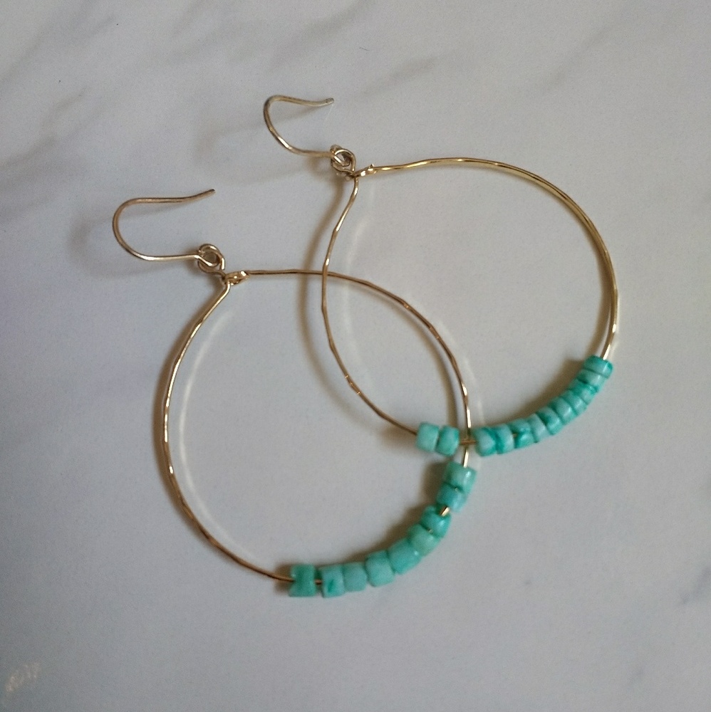 Delicate Gold Dangle Earrings